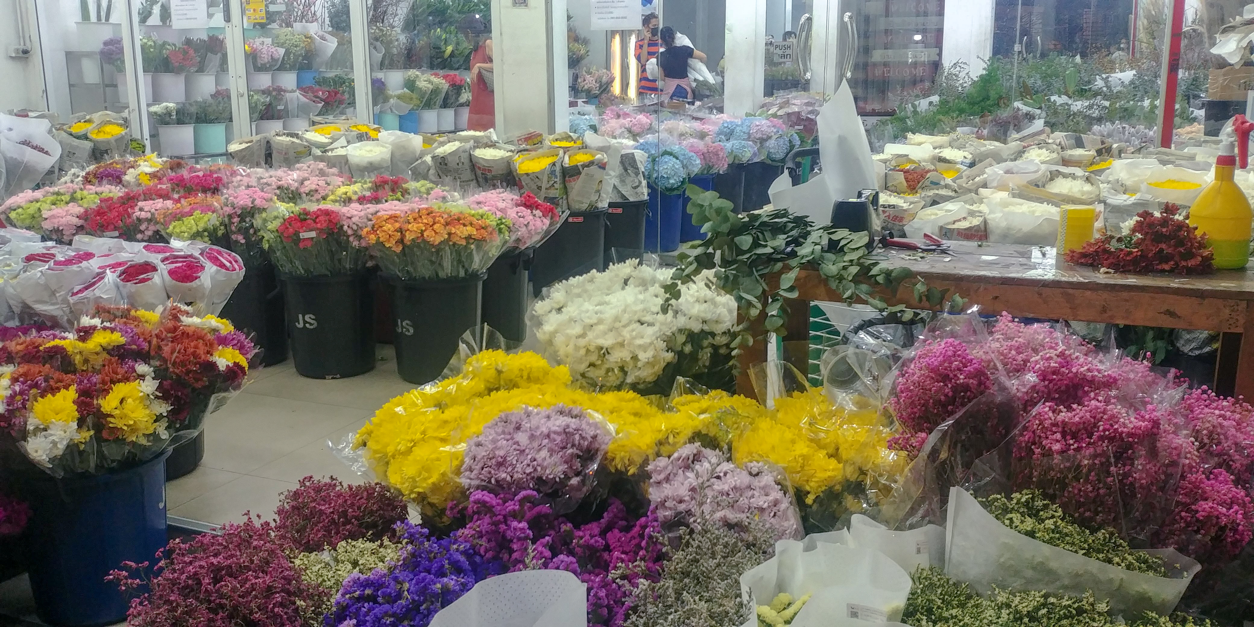 Marché aux fleurs, Bangkok